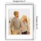 Americanflat Floating Aluminum Picture Frame - Sleek Aluminum Photo Frame for Wall Display - Black Metal Molded Frame - Shatter Resistant Glass - Hanging Hardware